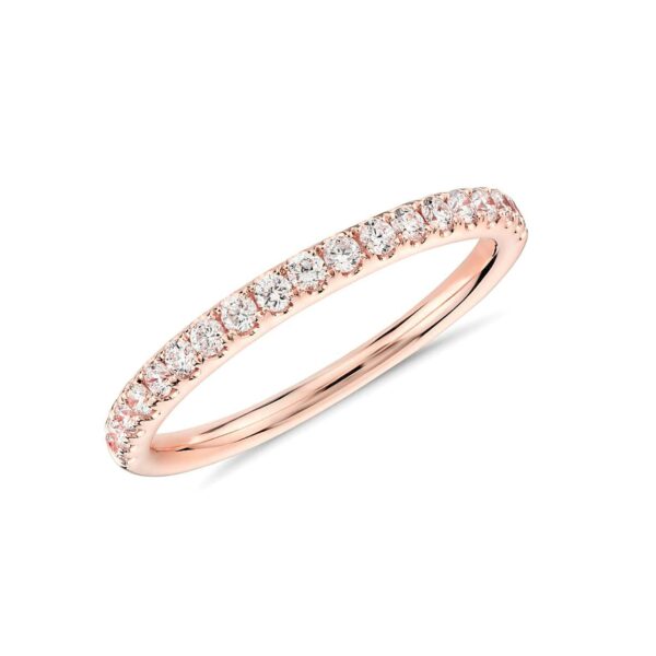 Rose Gold Diamond Eternity Band