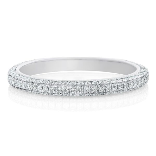 Pave Diamond Eternity Band