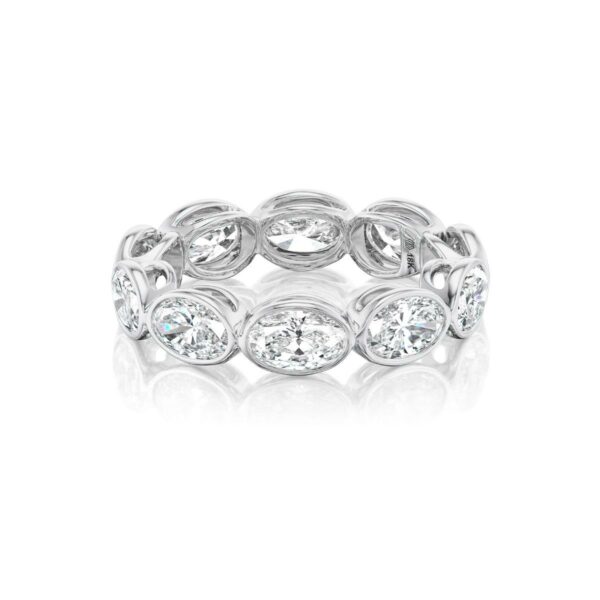 Oval Diamond Eternity Band