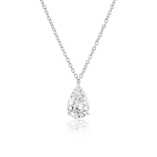 Pear Shape Diamond Pendant