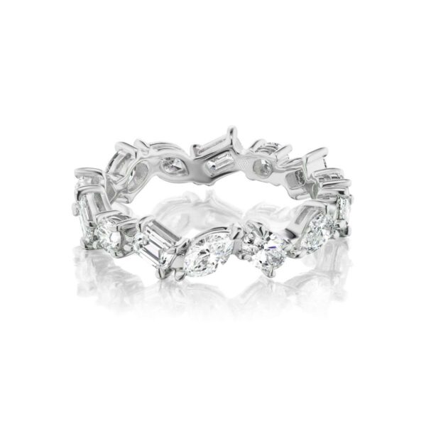 Mixed Shape Diamond Eternity Band