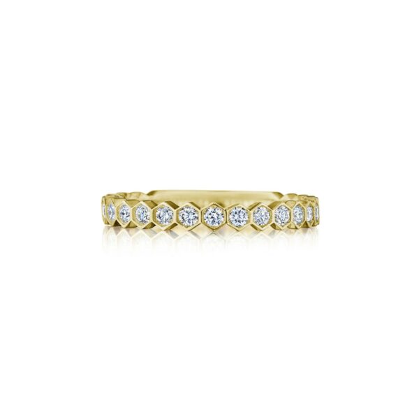 Hexagon Diamond Band