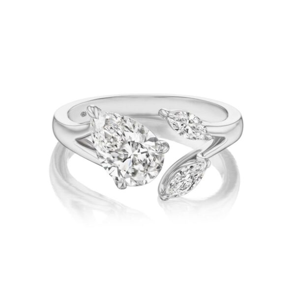 Pear & Marquise Diamond Ring