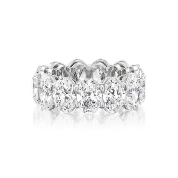 Oval Diamond Eternity Band