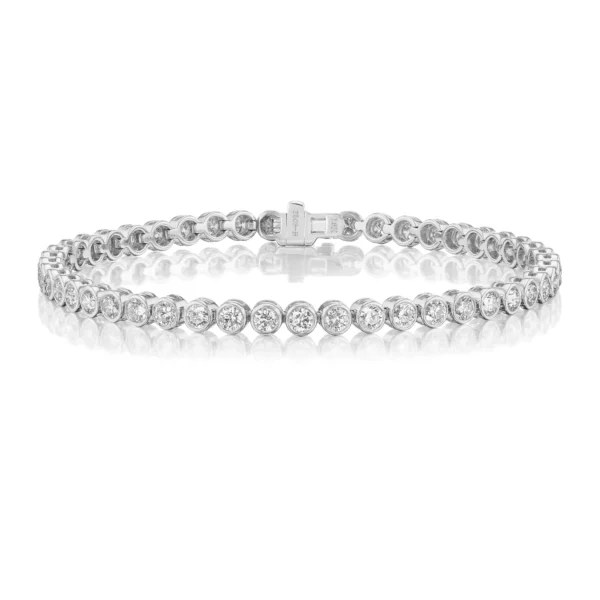 Bezel Diamond Tennis Bracelet - Image 3