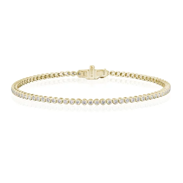 Bezel Diamond Tennis Bracelet - Image 6
