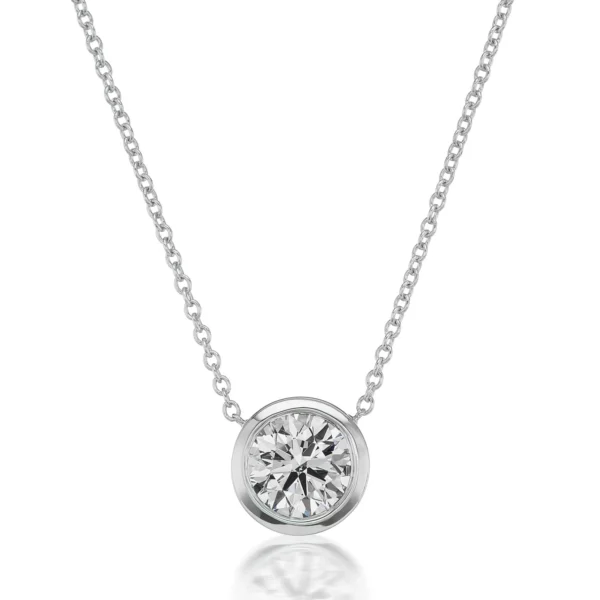 Diamond Bezel Pendant