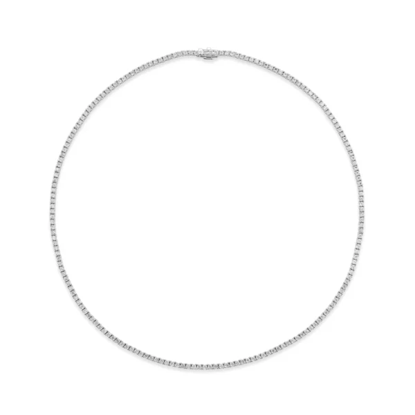 Diamond Line Tennis Necklace