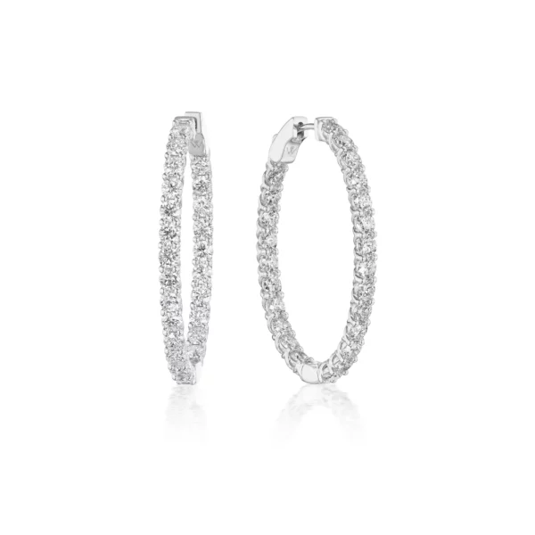 Diamond Oval Hoops - Image 9