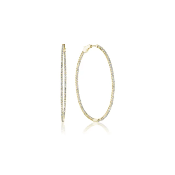 Diamond Oval Hoops - Image 10