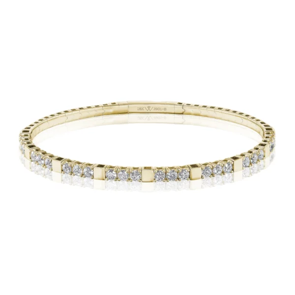 Diamond Pattern Flex Bangle - Image 3
