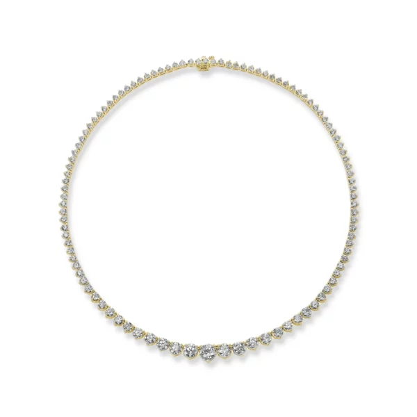 Diamond Riviera Tennis Necklace - Image 6