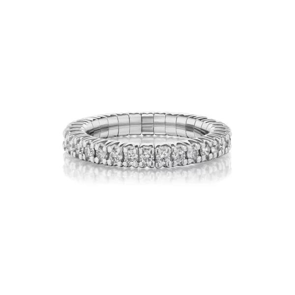 Diamond Single Line Stretch Ring