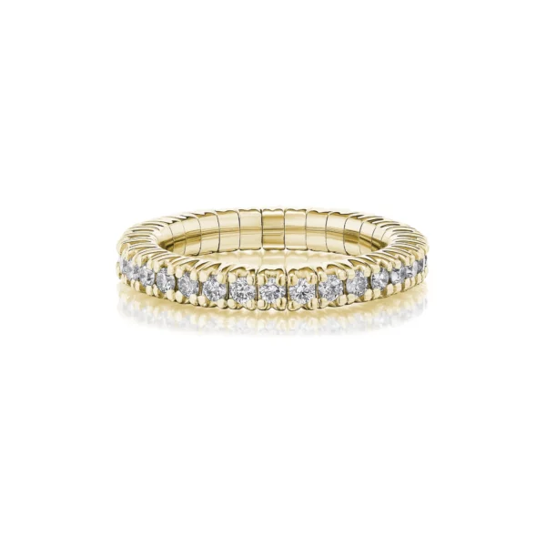Diamond Single Line Stretch Ring - Image 5