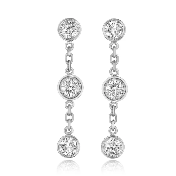 Drop Diamond Earstuds