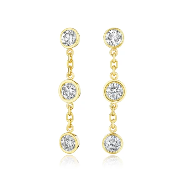 Drop Diamond Earstuds - Image 5