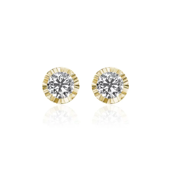 Fluted Earstuds - Image 2