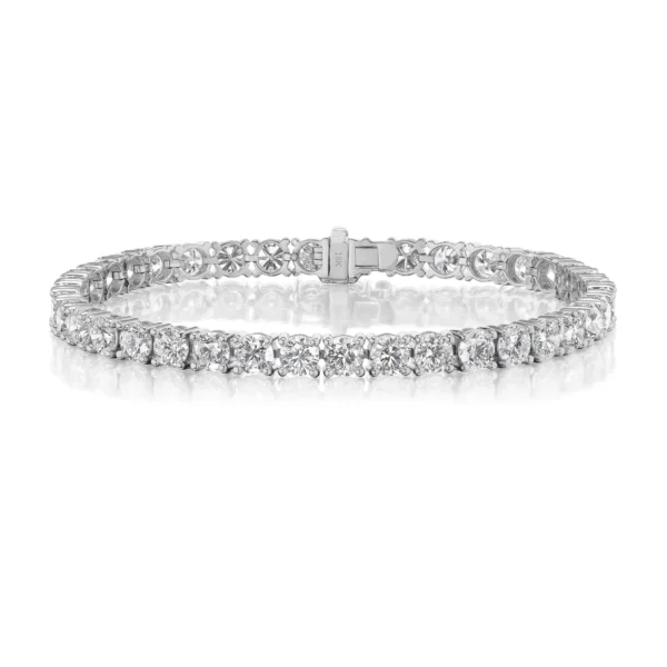 Four-Prong Diamond Tennis Bracelet