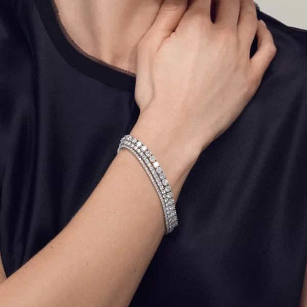 Four-Prong Diamond Tennis Bracelet - Image 3