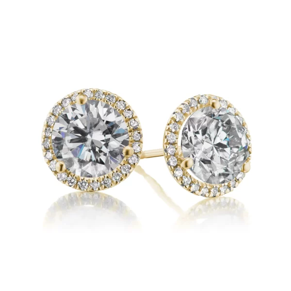 Diamond Halo Studs - Image 6
