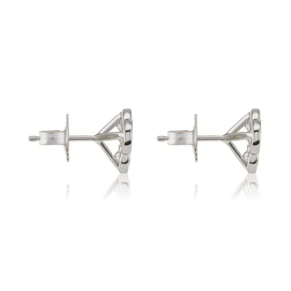 Triple Martini Diamond Earstuds - Image 3
