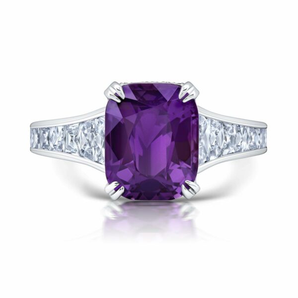 Purple Spinel Gemstone Ring