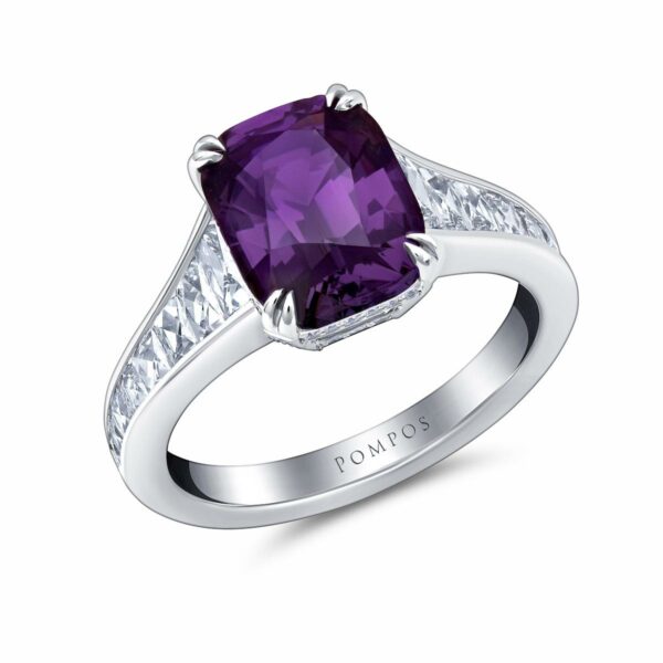 Purple Spinel Gemstone Ring - Image 2