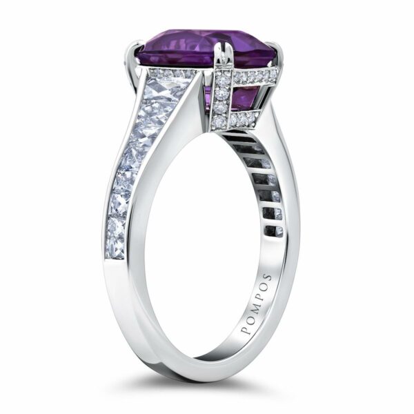 Purple Spinel Gemstone Ring - Image 3