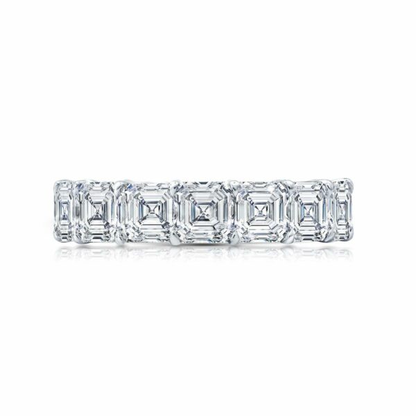 Asscher-Cut Diamond Eternity Band
