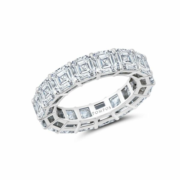 Asscher-Cut Diamond Eternity Band - Image 2