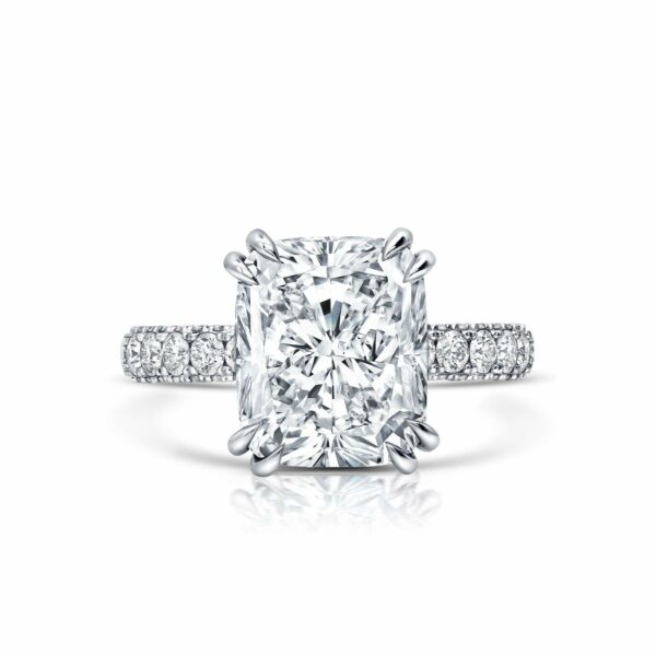 Cushion-Cut Diamond Ring