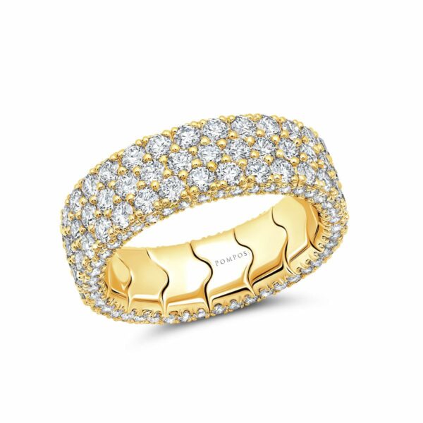 Stretchable Diamond Pave Band