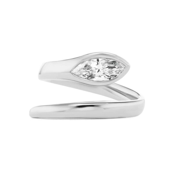 Marquise Diamond Wrap Ring