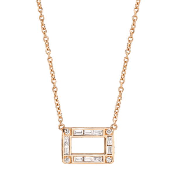 Sirus Chain Diamond Mini Pendant - Image 2