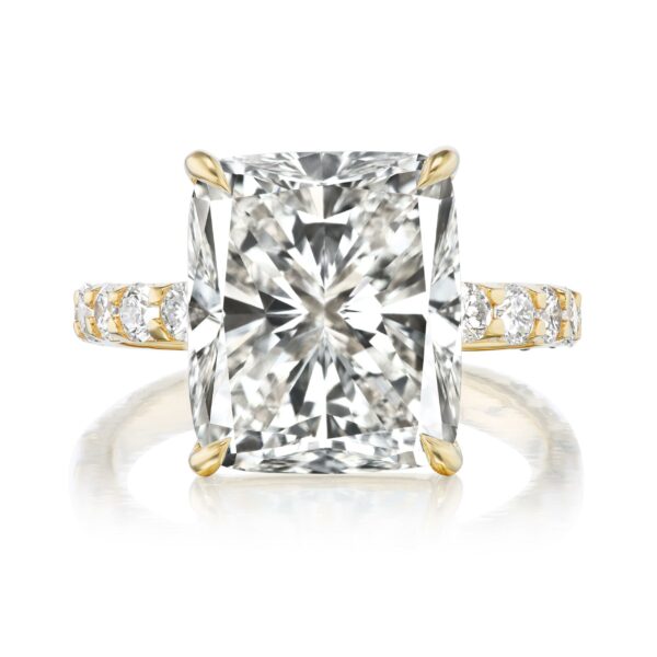 Radiant-Cut Diamond Ring