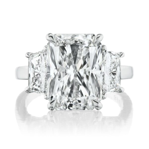 Three-Stone Radiant-Cut Diamond Ring