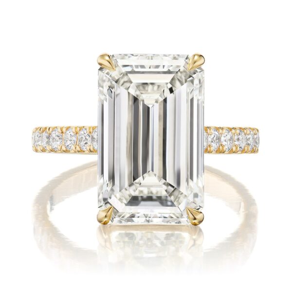 Emerald-Cut Diamond Ring