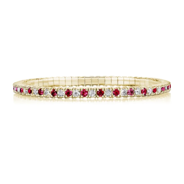 Ruby Stretch Bracelet - Image 3