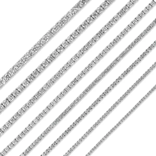 Four-Prong Diamond Tennis Bracelet - Image 4