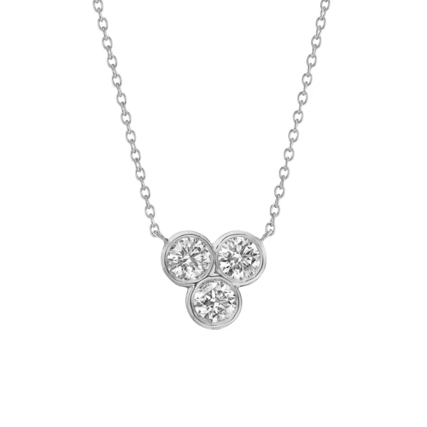 Triple Martini Diamond Pendant