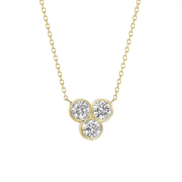 Triple Martini Diamond Pendant - Image 5