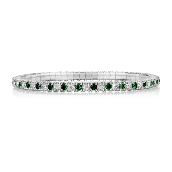 Tsavorite Stretch Bracelet - Image 3