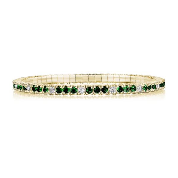 Tsavorite Stretch Bracelet - Image 4