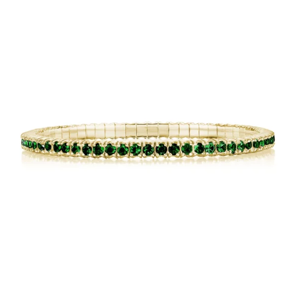 Tsavorite Stretch Bracelet - Image 6